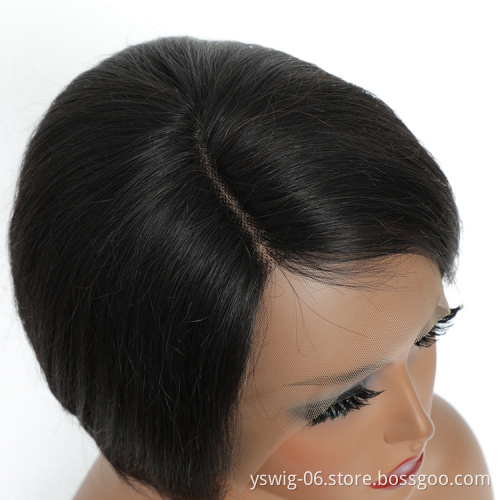 Top Quality Unprocessed Brazilian Virgin Hair Tpart Bob Wig Straight Human Hair Short Bob Wig